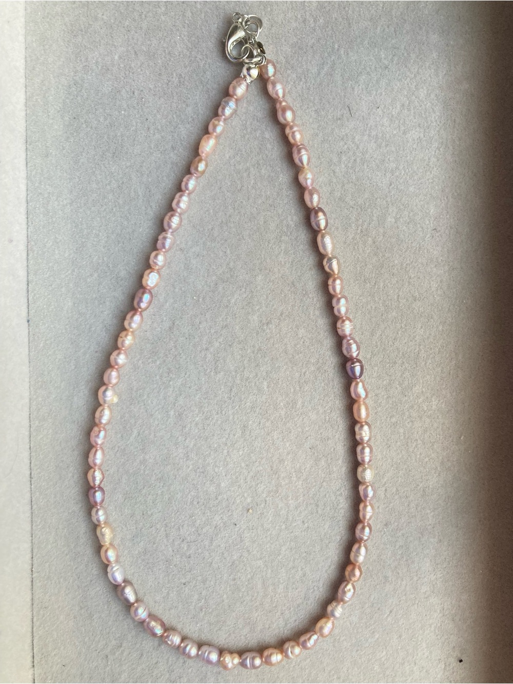 Pearl Pink Freshwater Baroque Pearl Necklace